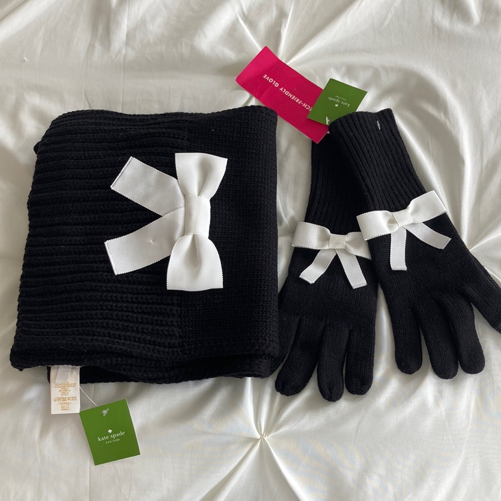 Kate Spade Scarf and Gloves